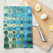 Urban Oasis Kitchen Towel door kunstenaar C.L. Bru Theedoek (Quarter Fold)