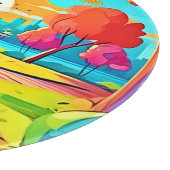 Urban Oasis Sunset Panorama Snijplank (Hoek)