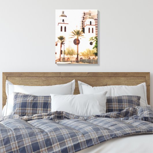 Urban Oasis Wrapped Canvas (Insitu (Slaapkamer))