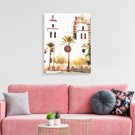 Urban Oasis Wrapped Canvas (Insitu (Woonkamer))