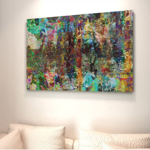 Urban Oerwoud-Digital Original Art Canvas Afdruk