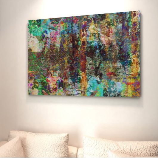 Urban Oerwoud-Digital Original Art Canvas Afdruk