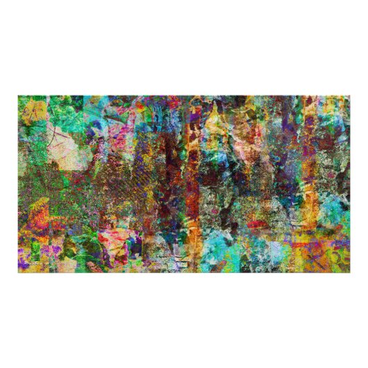 Urban Oerwoud-Digital Original Art Foto Afdruk (Voorkant)