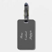 Urban Owl Bagagelabel (Achterkant verticaal)