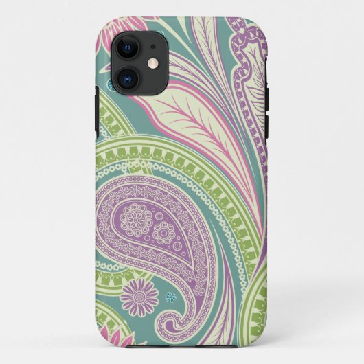 Urban Paisley Flowers Case-Mate iPhone Case (Achterkant)