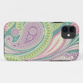 Urban Paisley Flowers Case-Mate iPhone Case (Achterkant (horizontaal))