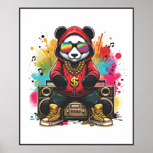 Urban Panda Poster (Voorkant)