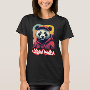 Urban Panda T-Shirt – Vrouwen Schattigee Streetwea