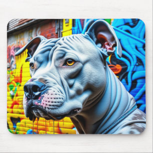 Urban Pitbull City Graffiti Street Art Muismat