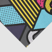 Urban Pop Art Abstracte geometrische lijnen en Sti Tissuepapier (Detail)