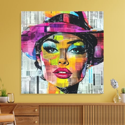 Urban Pop Art Canvas (Insitu (Woonkamer))