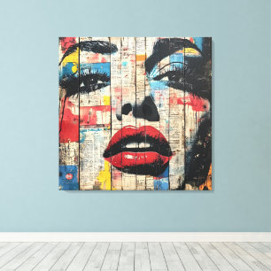Urban Pop Art Canvas Afdruk