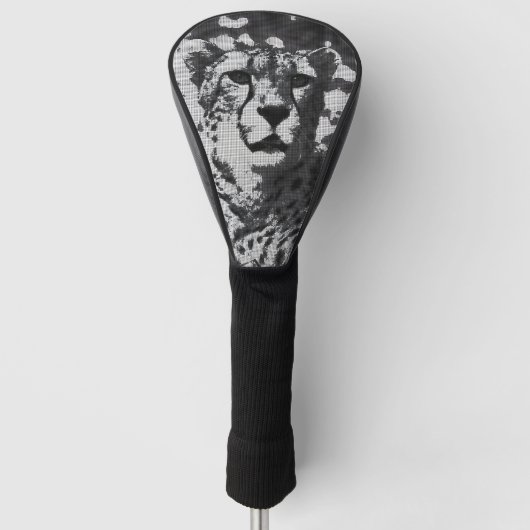 Urban Pop Art Cheetah Golfheadcover (Voorkant)