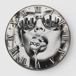 Urban Pop Art City Skyline Women Sunglasses  Grote Klok