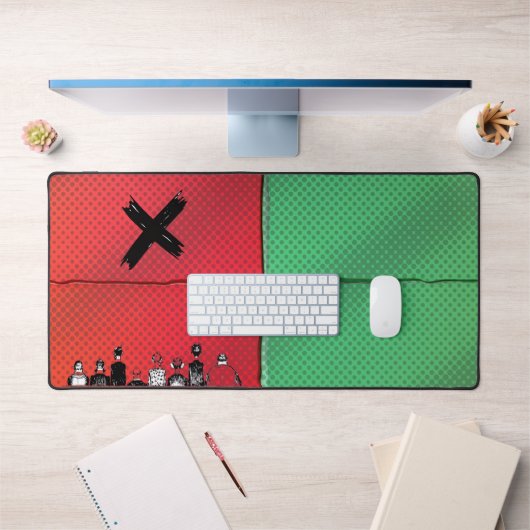 Urban Pop Art Cross Desk Mat (Kantoor 1)