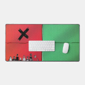 Urban Pop Art Cross Desk Mat (Keyboard & Muis)