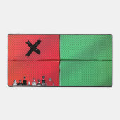 Urban Pop Art Cross Desk Mat (Voorkant)