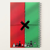 Urban Pop Crowd Retro Notebook Notitieboek (Achterkant)