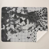 Urban PopArt cheetah Sherpa Deken (Voorkant (horizontaal))