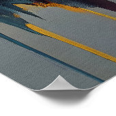 Urban Pulse – Abstract City In Vertical Rhythm Poster (Hoek)