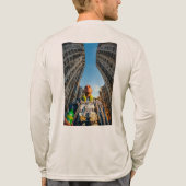 Urban Pulse: City Beats and Concrete Dreams Tri-Blend Shirt (Achterkant volledig)