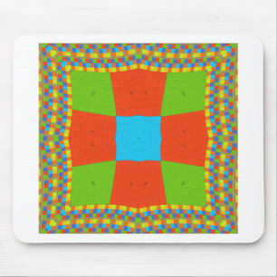 "Urban Quilt" Europese Geometrische Patroon Kunst Muismat