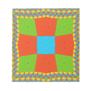 "Urban Quilt" Europese Geometrische Patroon Kunst Notitieblok