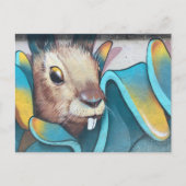 Urban Rabbit Art Urban Art Mural Bunny Rabbit Mura Briefkaart (Voorkant)