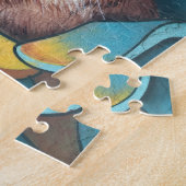 Urban Rabbit Art Urban Art Mural Bunny Rabbit Mura Legpuzzel (Zijkant)