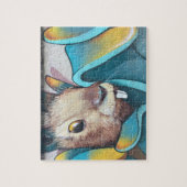 Urban Rabbit Art Urban Art Mural Bunny Rabbit Mura Legpuzzel (Verticaal)