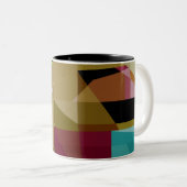Urban rain mug3- black inside tweekleurige koffiemok (Voorkant rechts)