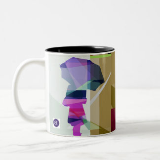 Urban rain mug3- black inside tweekleurige koffiemok