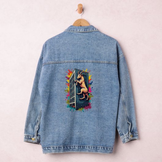 Urban Ram Zodiac Design - Bold Ram Klimstad Denim Jacket (Hangar)