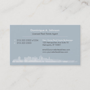 Urban Real Estate Agent Custom Visitekaartje