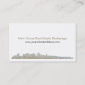 Urban Real Estate Agent Custom Visitekaartje (Achterkant)