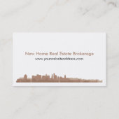 Urban Real Estate Agent Custom Visitekaartje (Achterkant)