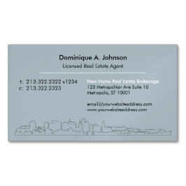 Urban Real Estate Custom Magnetisch Visitekaartje