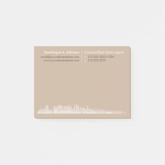 Urban Real Estate Gepersonaliseerde Post-it® notes (Voorkant)