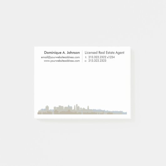 Urban Real Estate Gepersonaliseerde Post-it® notes (Voorkant)