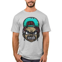 Urban Rebel: gezicht in graffitistijl