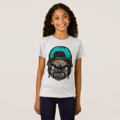 Urban Rebel: Graffiti Style Gezicht T-shirt (Voorkant volledig)