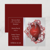 Urban Red Fantasy Dragon Afstuderen Kaart (Voorkant / Achterkant)