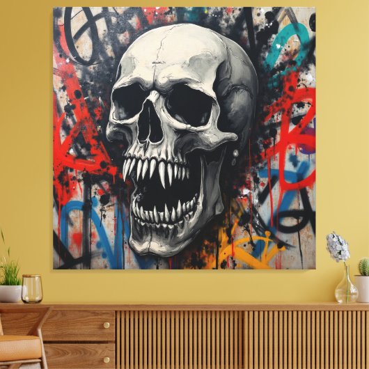 Urban Requiem Canvas Afdruk (Insitu (Woonkamer))