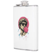 Urban Retro David — Bubblegum Pop Standbeeld Heupfles (Links)