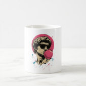 Urban Retro David — Bubblegum Pop Standbeeld Koffiemok (Center)
