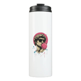 Urban Retro David — Bubblegum Pop Standbeeld Thermosbeker