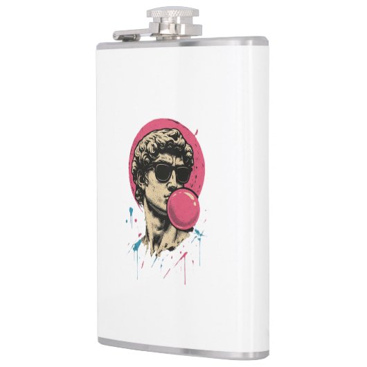 Urban Retro David — Bubblegum Pop Statue Heupfles (Links)