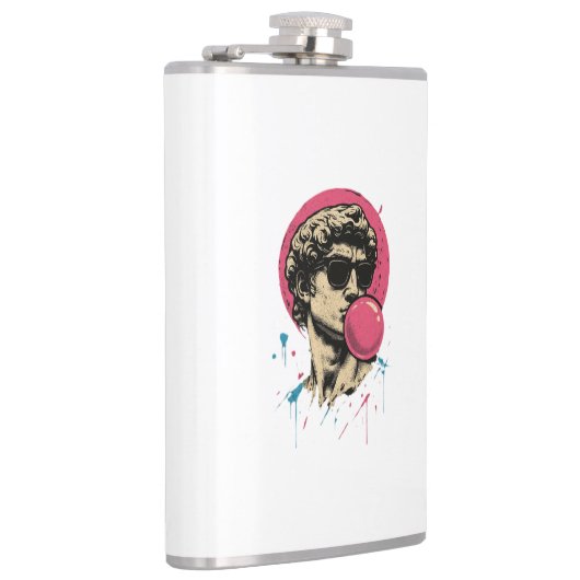 Urban Retro David — Bubblegum Pop Statue Heupfles (Rechts)