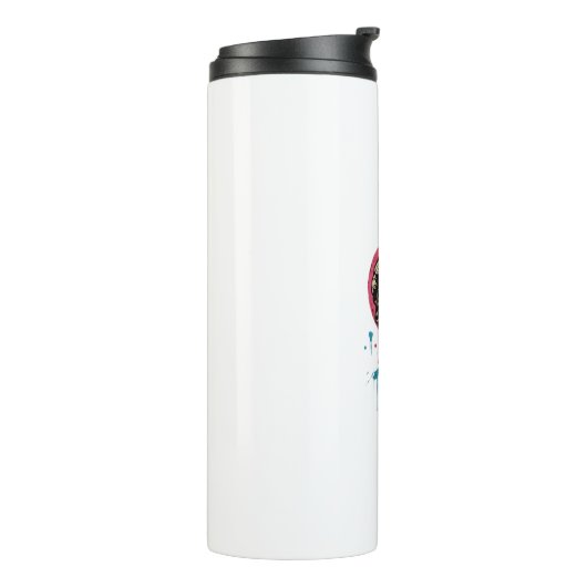 Urban Retro David — Bubblegum Pop Statue Thermosbeker (Gedraaid links)