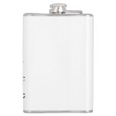 Urban Retro Headphone Vibe Illustration Heupfles (Achterkant)